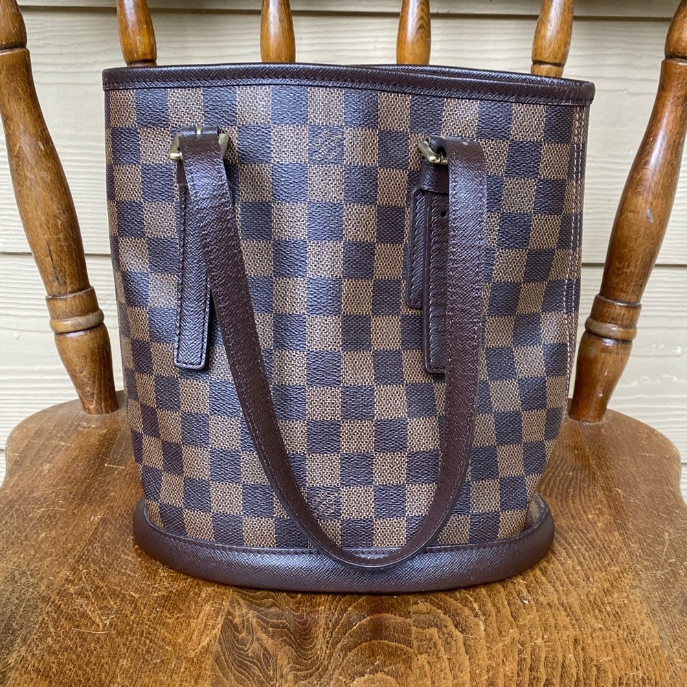 Louis Vuitton Damier Ebene Small Bucket Bag